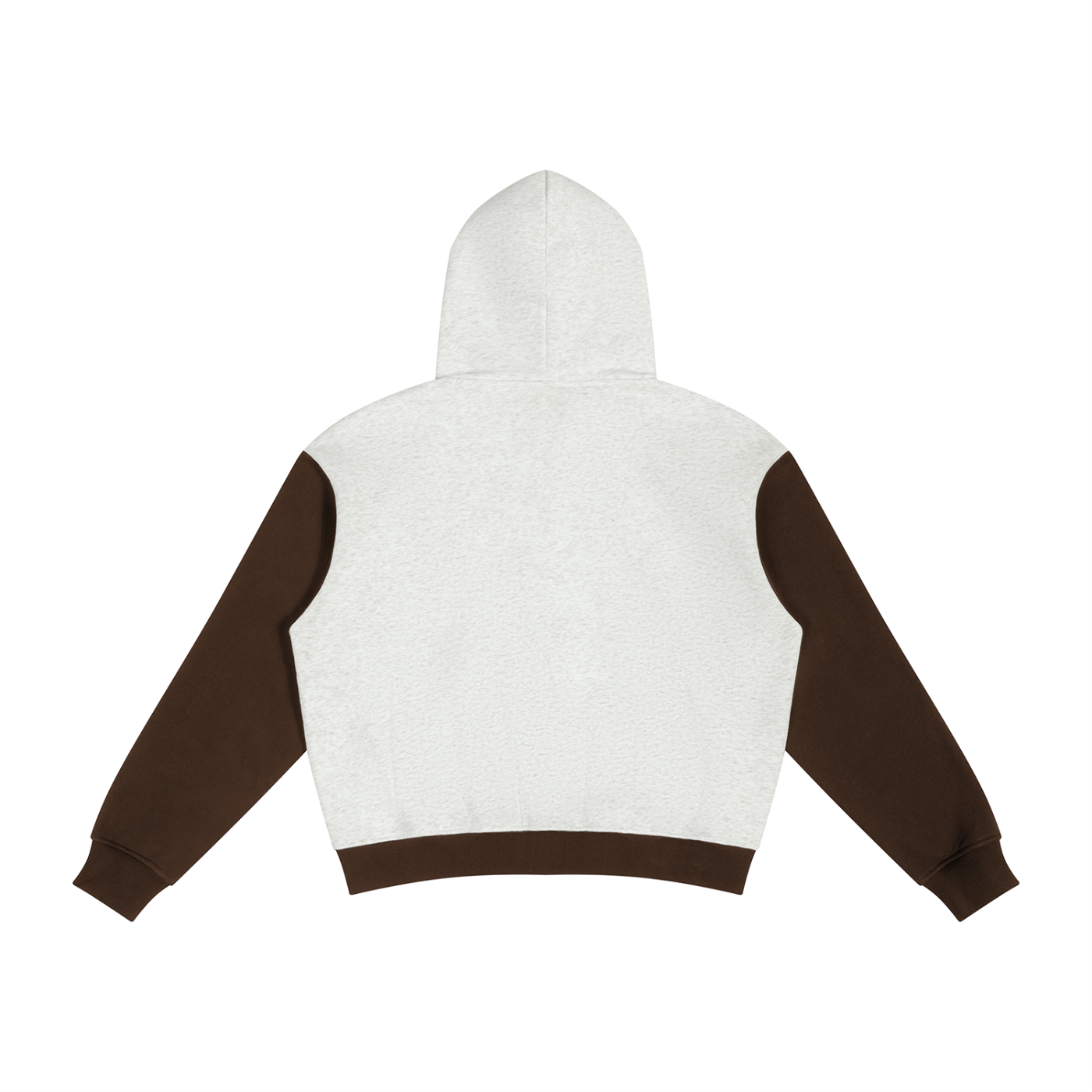 Unisex Color Block Fleece Full Zip Hoodie