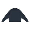 Essential Fleece Mock-Neck Crew Sweatshirt
